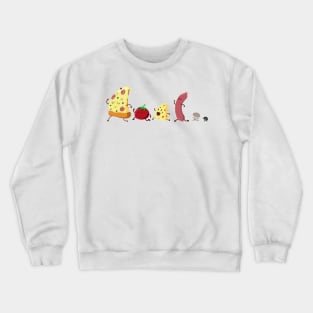 Pizza Ingredients Crewneck Sweatshirt